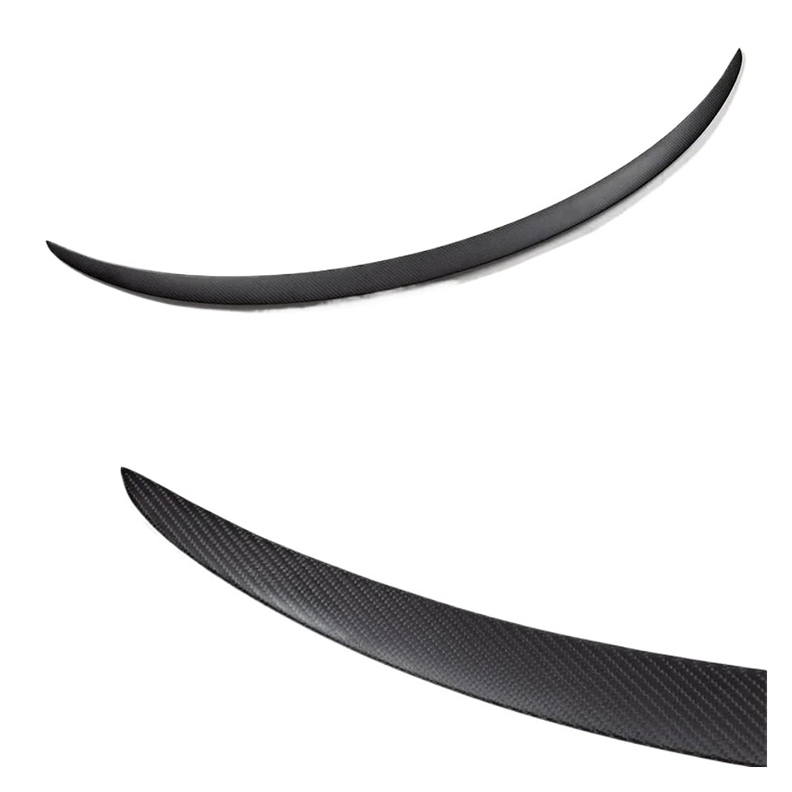 Heckklappe Dachspoiler Für Modell 3 Für Highland Model3 Für H&ighlander 2024 Auto Spoiler Stamm Flügel Carbon Fiber Hinten Boot Spoiler Zubehör Spoiler Lippe Heckflügel(Matte) von GBGWRMRYX