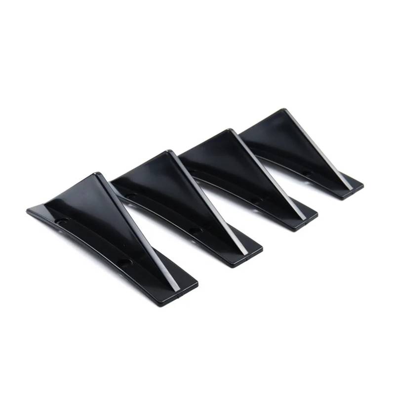 Heckklappe Dachspoiler Für T&ucson Universal Auto Heckschürze Diffusor Spoiler Antikollision Shark Fin Abs Zubehör Spoiler Lippe Heckflügel(Bend Black) von GBGWRMRYX