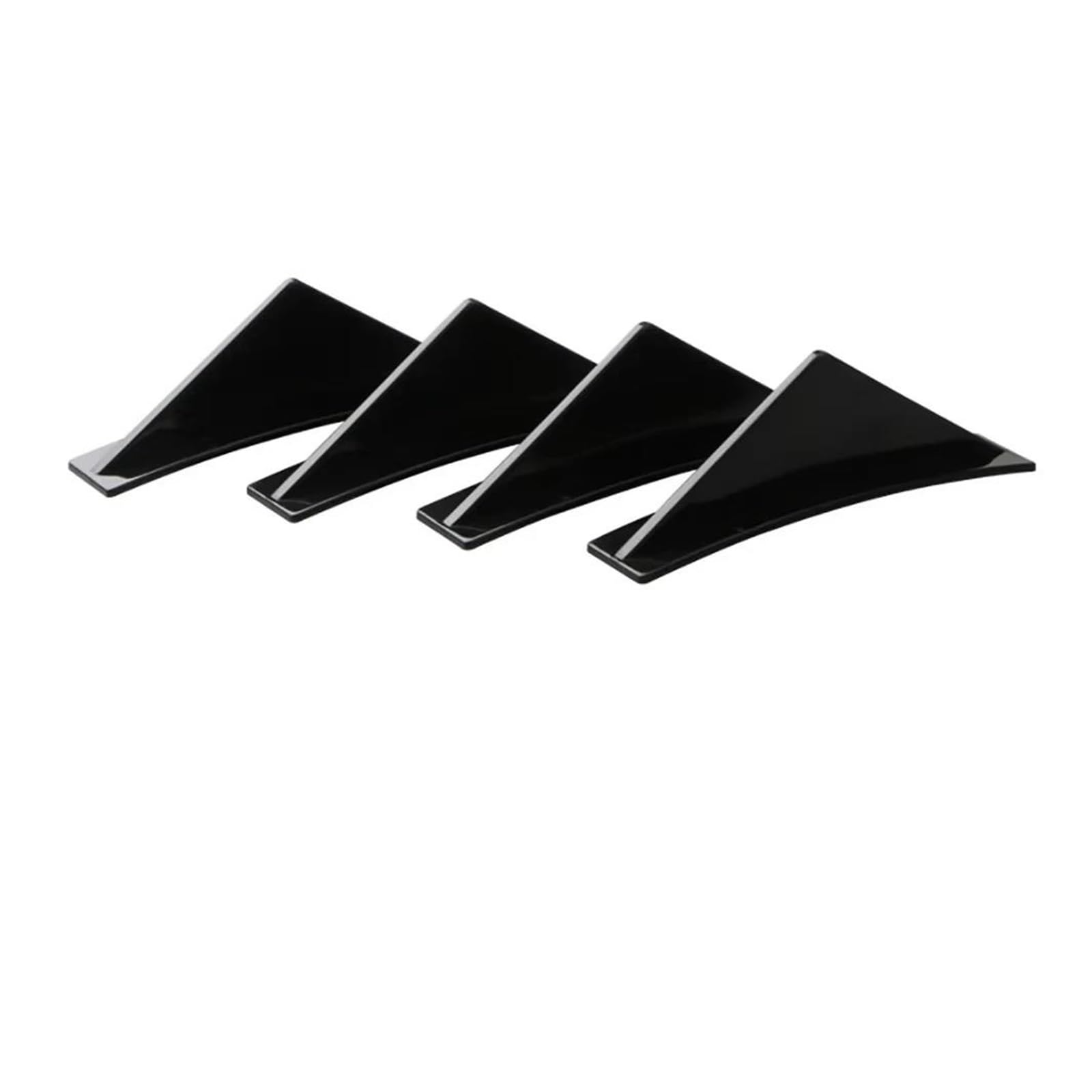 Kofferraumdachspoiler Für A3 8P 8V A4 B8 A5 A6 Q3 Q5 RS5 RS6 RS7 S3 S4 Universal Spoiler Allgemeine Shark Fin Auto Hintere Stoßstange Lip Diffusor 4 Teile/Satz Auto Heckspoiler Flügel(Glossy Black) von GBGWRMRYX