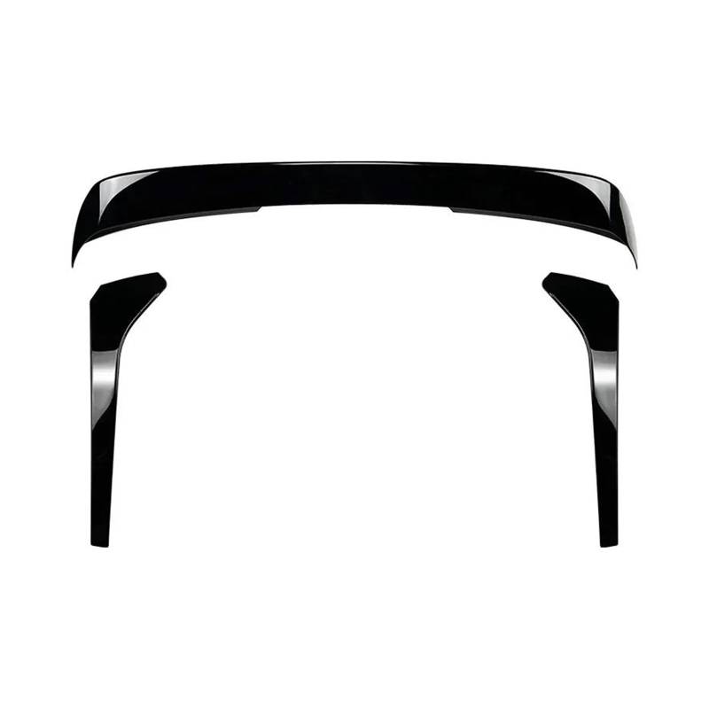 Kofferraumdachspoiler Für Tiguan MK2 R Für Linie 2017 2018 2019 2020 2021 2022 2023 Auto Hinten Dach Lip Spoiler Seite Flügel Hinten Stamm Flügel Körper Kit Glanz Schwarz Auto Heckspoiler Flügel(Gloss von GBGWRMRYX