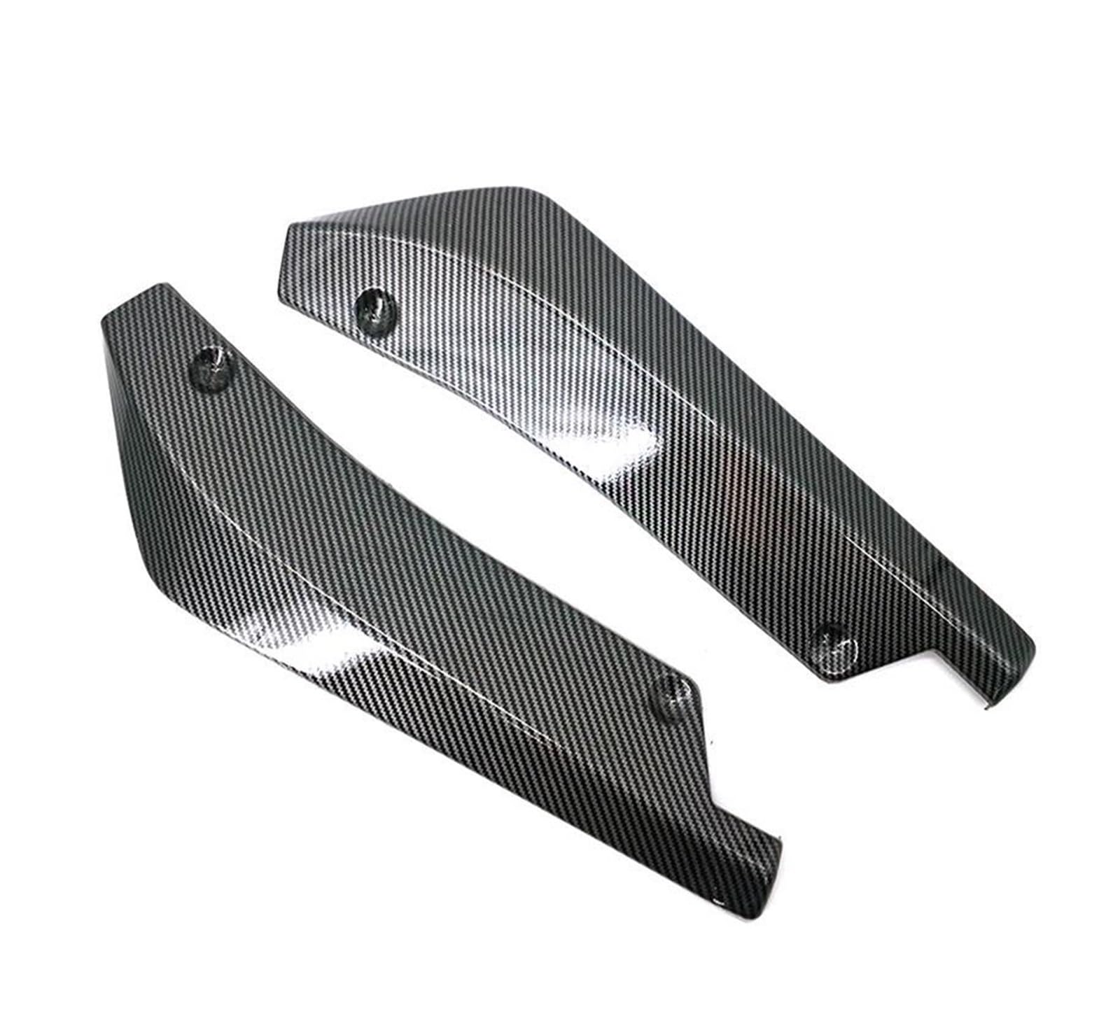 Kofferraumdachspoiler Universal Auto Vorne Stoßstange Hinten Streifen Spoiler Diffusor Splitter Für Octavia Für Schnelle Für Fabia F Für A5 Für A7 Auto Heckspoiler Flügel(Carbon Fiber) von GBGWRMRYX