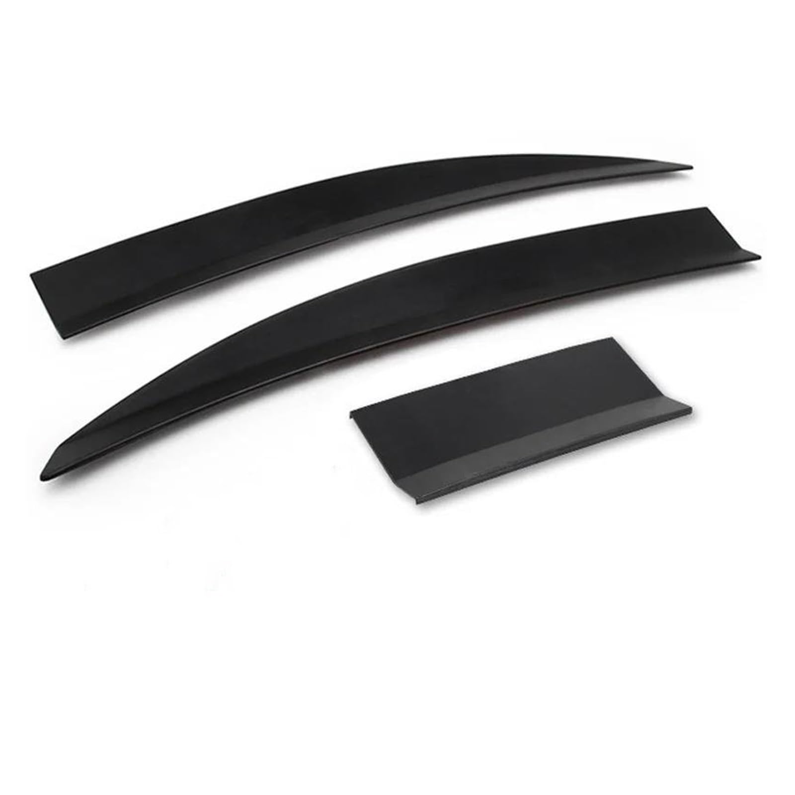 Kofferraumdachspoiler Universal Tail Rear Wing Spoiler 115-125Cm Black Trunk Car Accessories 3Pcs Auto Heckspoiler Flügel(Black) von GBGWRMRYX