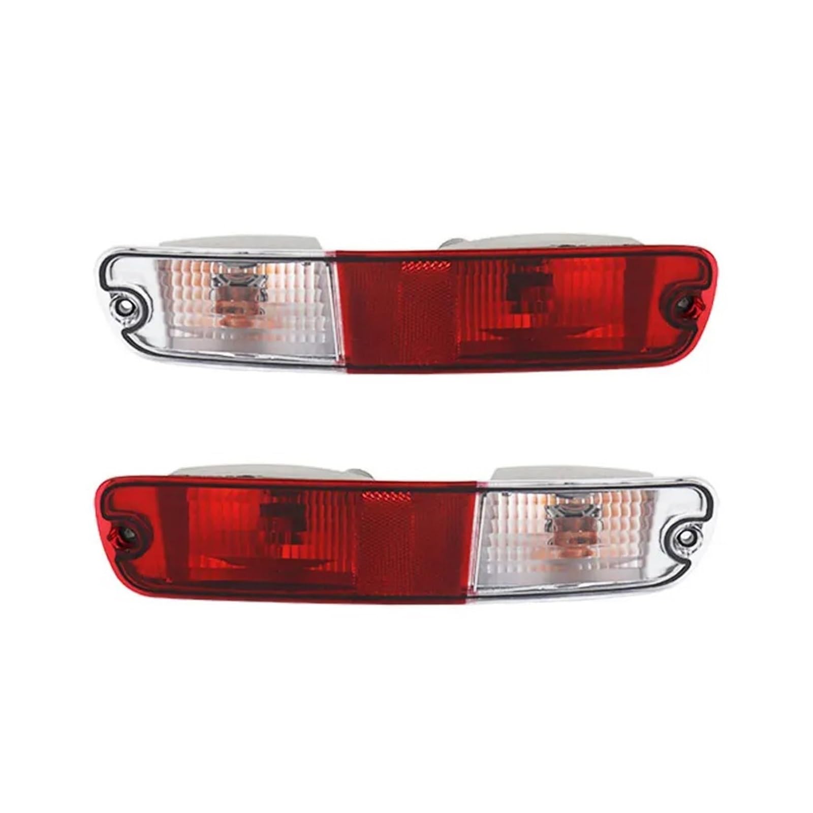 Rücklicht für Pajero M&ontero V73 V75 V77 2003-2005 2006 2007, Reflektorlampe, rote Linse mit Glühbirnen, Signal, Warnung, Heckstoßstange, Rücklicht (links und rechts) von GBGWRMRYX