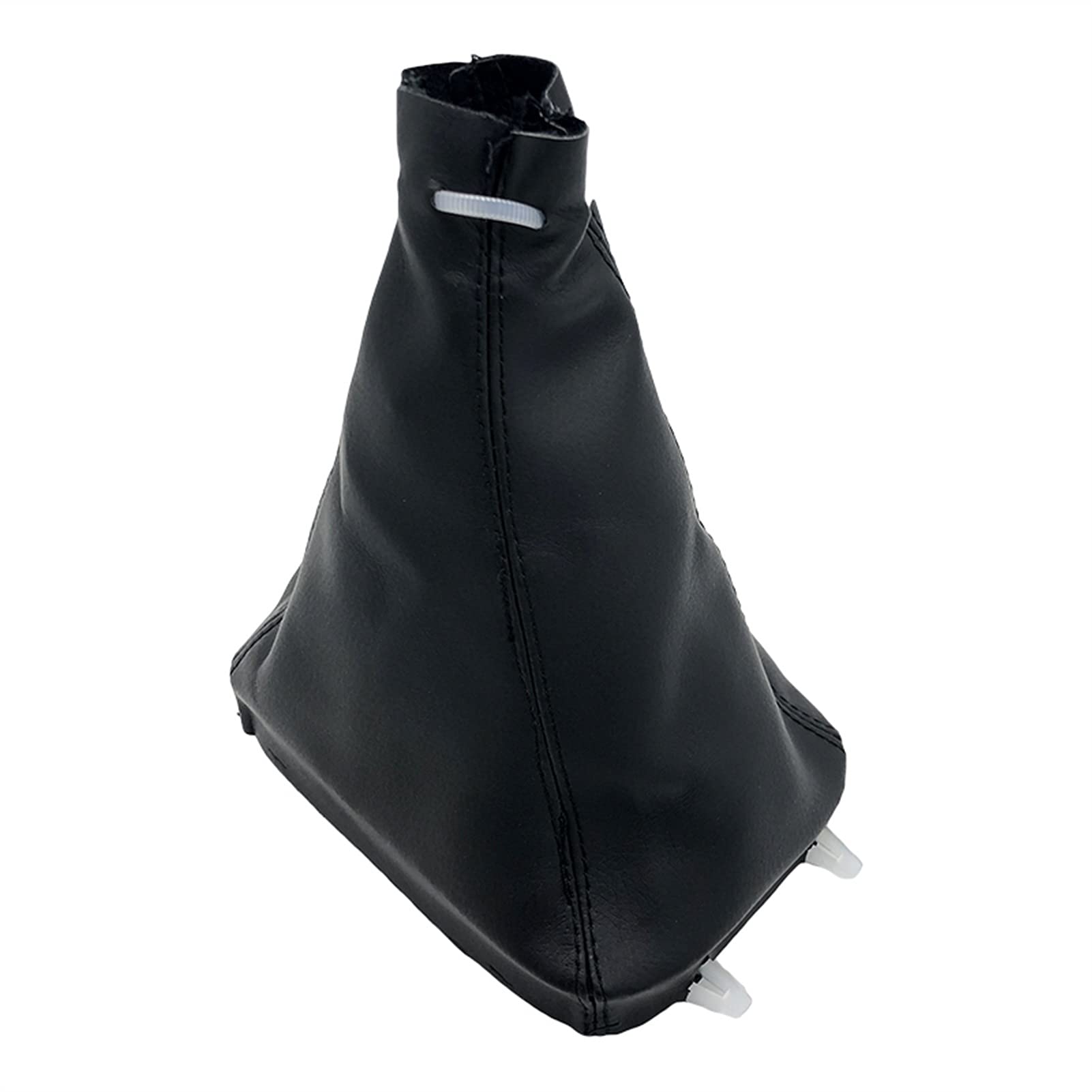 Schaltknauf,schaltknüppel 5/6 Geschwindigkeitsgetriebe Umschaltknopf Leder Gamer Boot Cover Fall Hebel Shifter Passend Für SAAB 93 9-3 SS 2003-2012 Auto-Styling-Accessoires.(Gear Shift Collar) von GBSONGLIANGBO