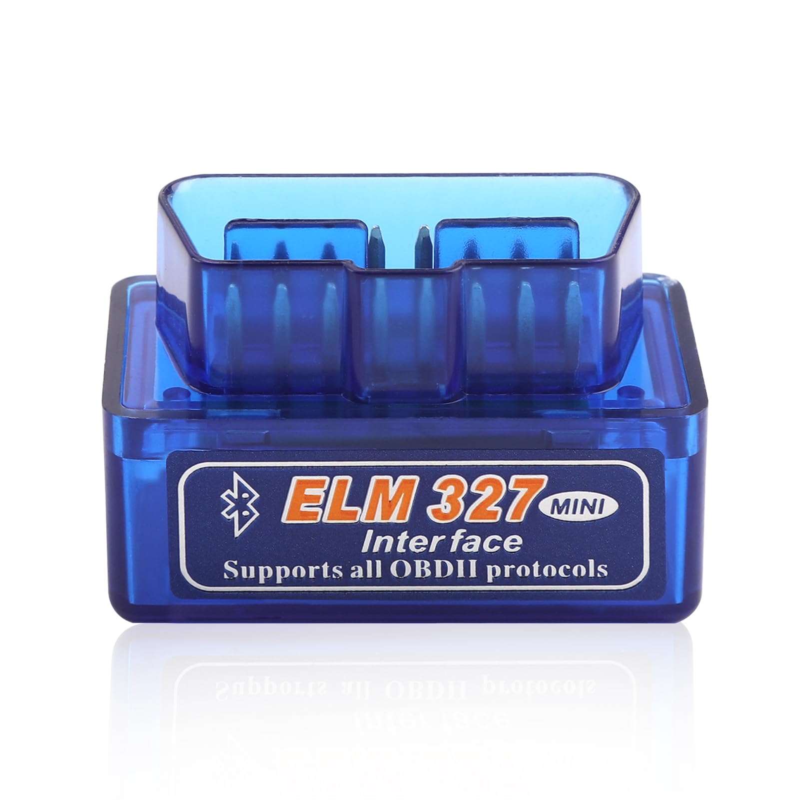 GBULTR Mini ELM327 OBD2 Bluetooth Scanner,Stecker Bluetooth OBD2 Diagnosegerät kompatibel mit iOS Android -OBD-II Scanner Autodiagnosegerät,OBD2 Bluetooth Adapter,Diagnosewerkzeuge von GBULTR