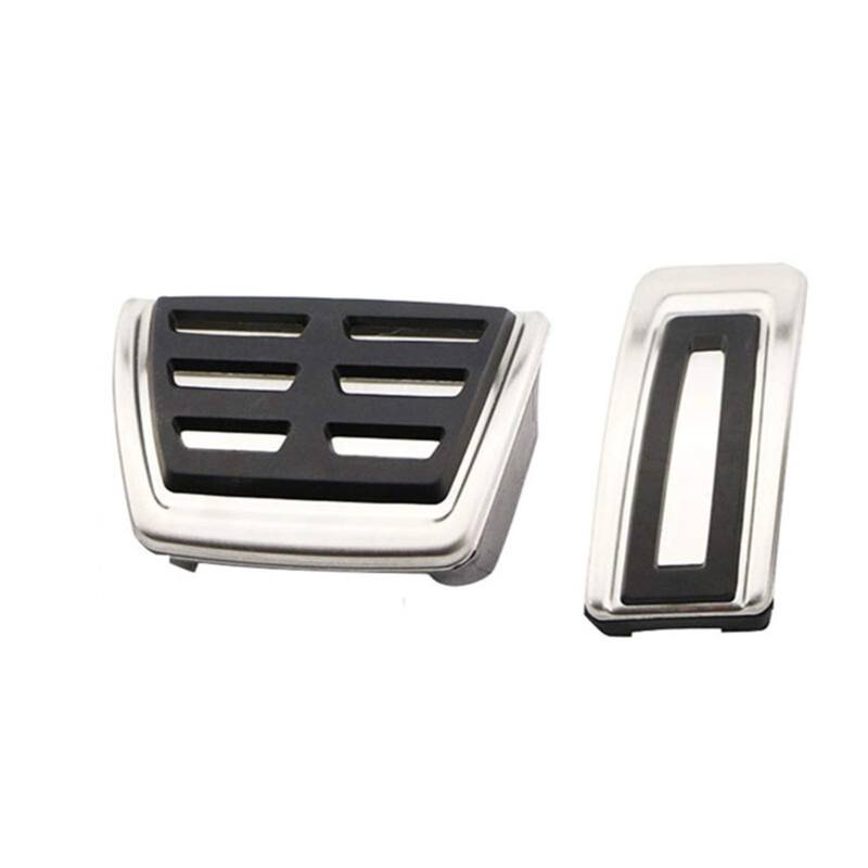 Auto Pedale Auto Styling Sport Kraftstoffbremse Dead Pedal Cover Set Passend Für Sitz 5F MK3 Für Skoda Octavia A7 Passend Für VW Golf 7 RHD Auto Zubehör(AT without Rest) von GBYUHAIJUN