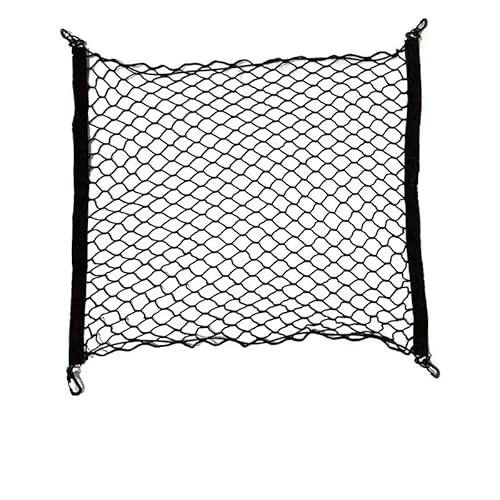 Gepäcknetz 2 stücke Auto Mesh Elastische Nylon Hinten Zurück Fracht Trunk Lagerung Organizer Gepäck Net 90 * 30 90 * 40 70 * 70 110 * 40 110 * 60cm(SingleLayer 70X70cm) von GBYUHAIJUN