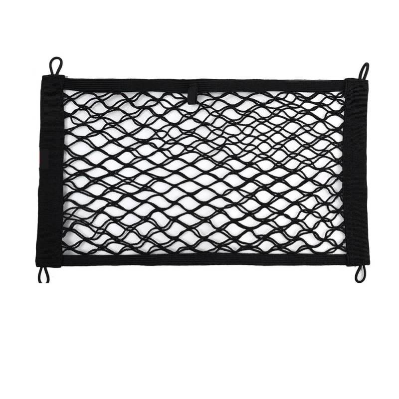 Gepäcknetz 2PCS Auto Lagerung Net Tasche Mesh Net Halter Zurück Hinten Stamm Elastische String Net Gerahmte Mesh(L-25X40cm) von GBYUHAIJUN