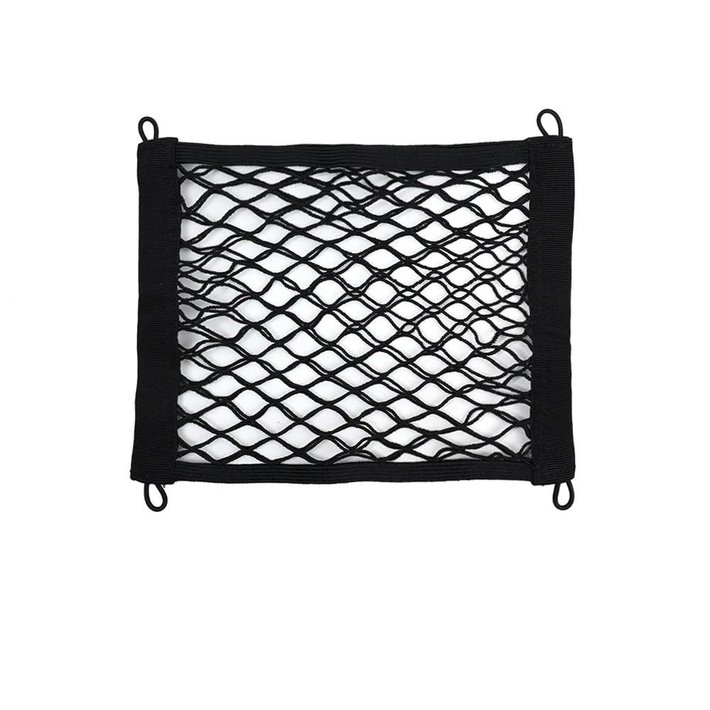 Gepäcknetz 2PCS Auto Lagerung Net Tasche Mesh Net Halter Zurück Hinten Stamm Elastische String Net Gerahmte Mesh(S-25X30cm) von GBYUHAIJUN