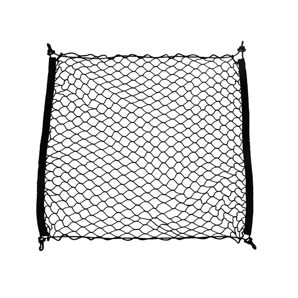 Gepäcknetz Auto-Kofferraumnetz, großes, elastisches Gepäcknetz, Fracht-Organizer, Aufbewahrung, Nylon, dehnbares Auto-Innennetz(100x100cm) von GBYUHAIJUN