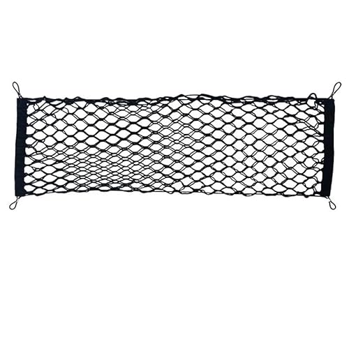 Gepäcknetz Auto Kofferraumnetz Mesh Elastisches Nylon Rücken Fracht Aufbewahrung Organizer Doppellagiges Autozubehör(110 x 40cm) von GBYUHAIJUN