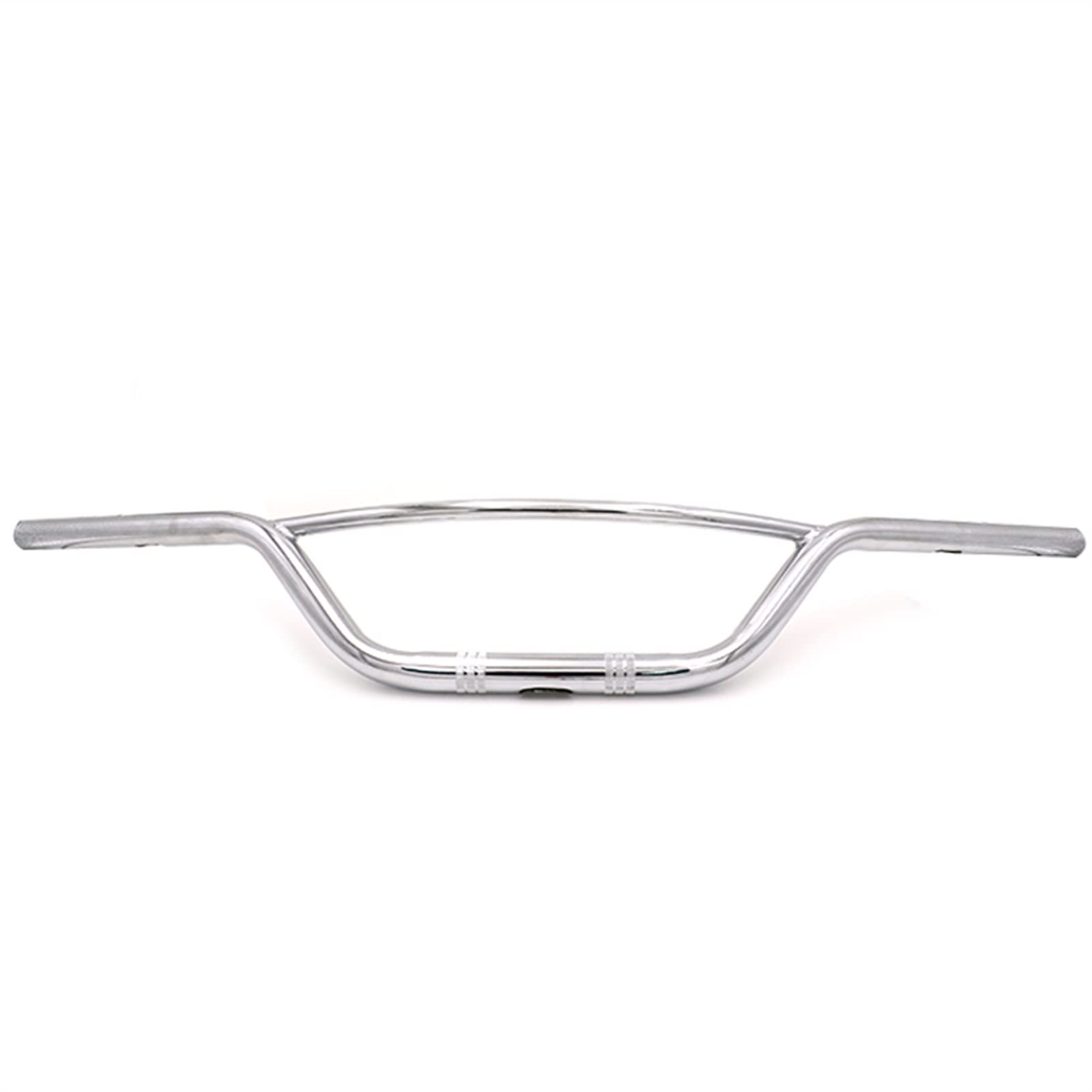 Motorrad Lenker Motorrad 22mm 25mm Lenkrad Lenker Retro Motorrad Griff Bars für XL883 XL1200 x 48 Dyna Softail Chopper Cafe Racer(25mm Chrome) von GBYUHAIJUN