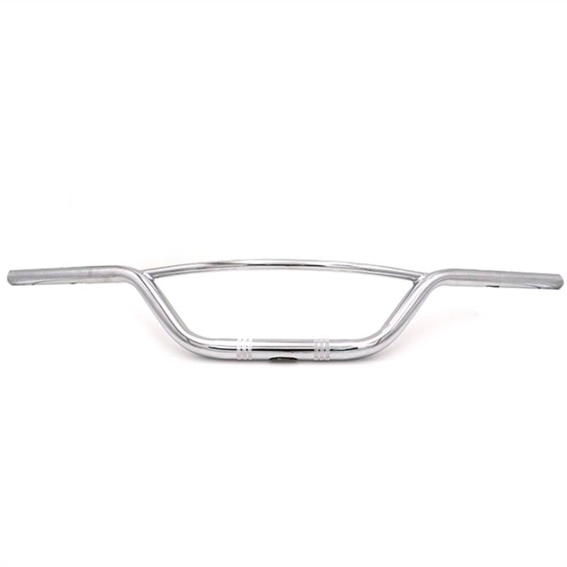 Motorrad Lenker Motorrad 22mm 25mm Lenkrad Lenker Retro Motorrad Griff Bars für XL883 XL1200 x 48 Dyna Softail Chopper Cafe Racer(25mm Chrome) von GBYUHAIJUN