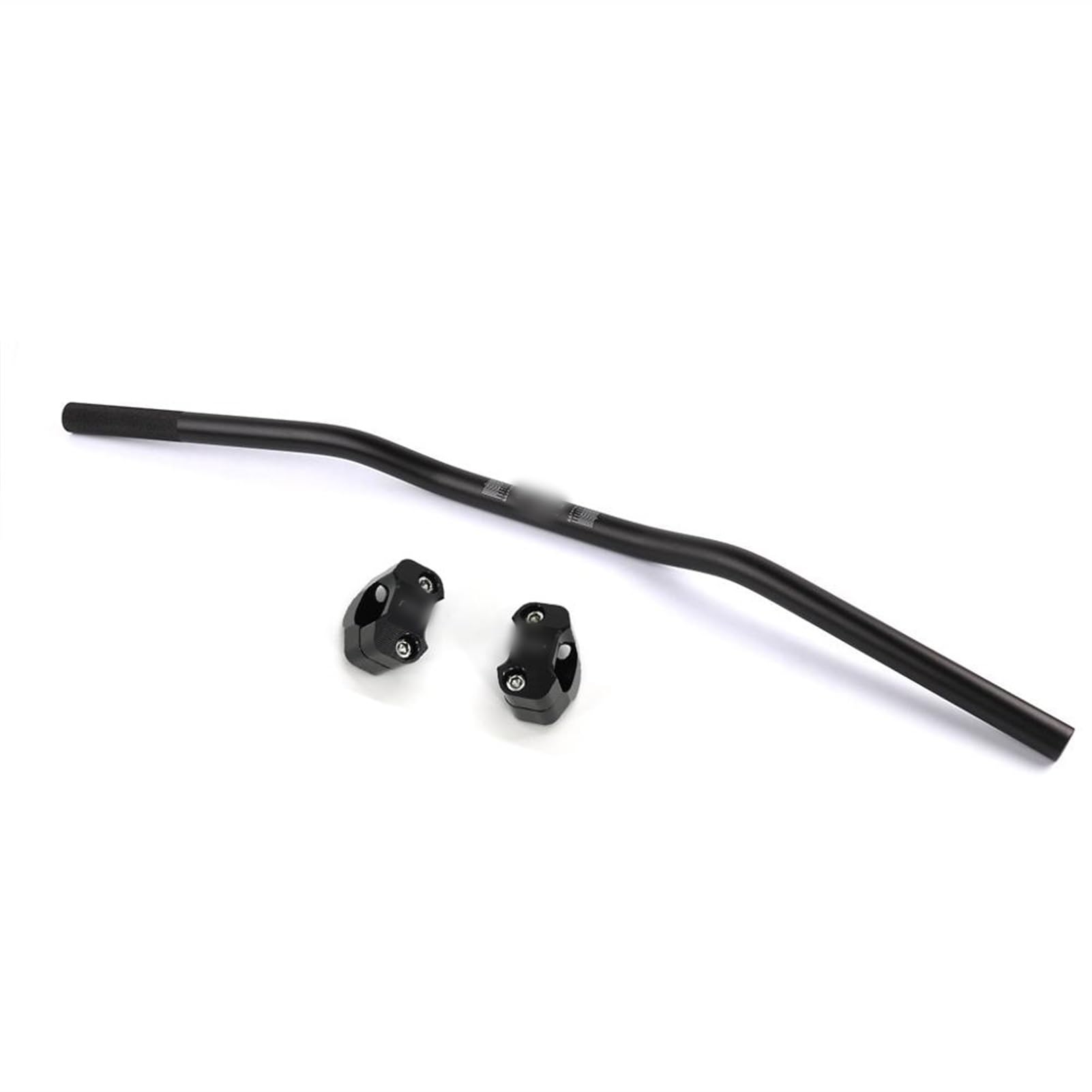 Motorrad Lenker Universal Motorrad 22mm Lenker Lenkrad Schwarz(Black with risers) von GBYUHAIJUN