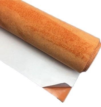 Dachhimmel Stoff,Dachhimmel Selbstklebende Auto-Innenraum-Reparatur-Atch 4-seitig elastisches Tuch Dach Reparatur Sofa Stoff(Orange,50cm x 100cm) von GBZIJIE