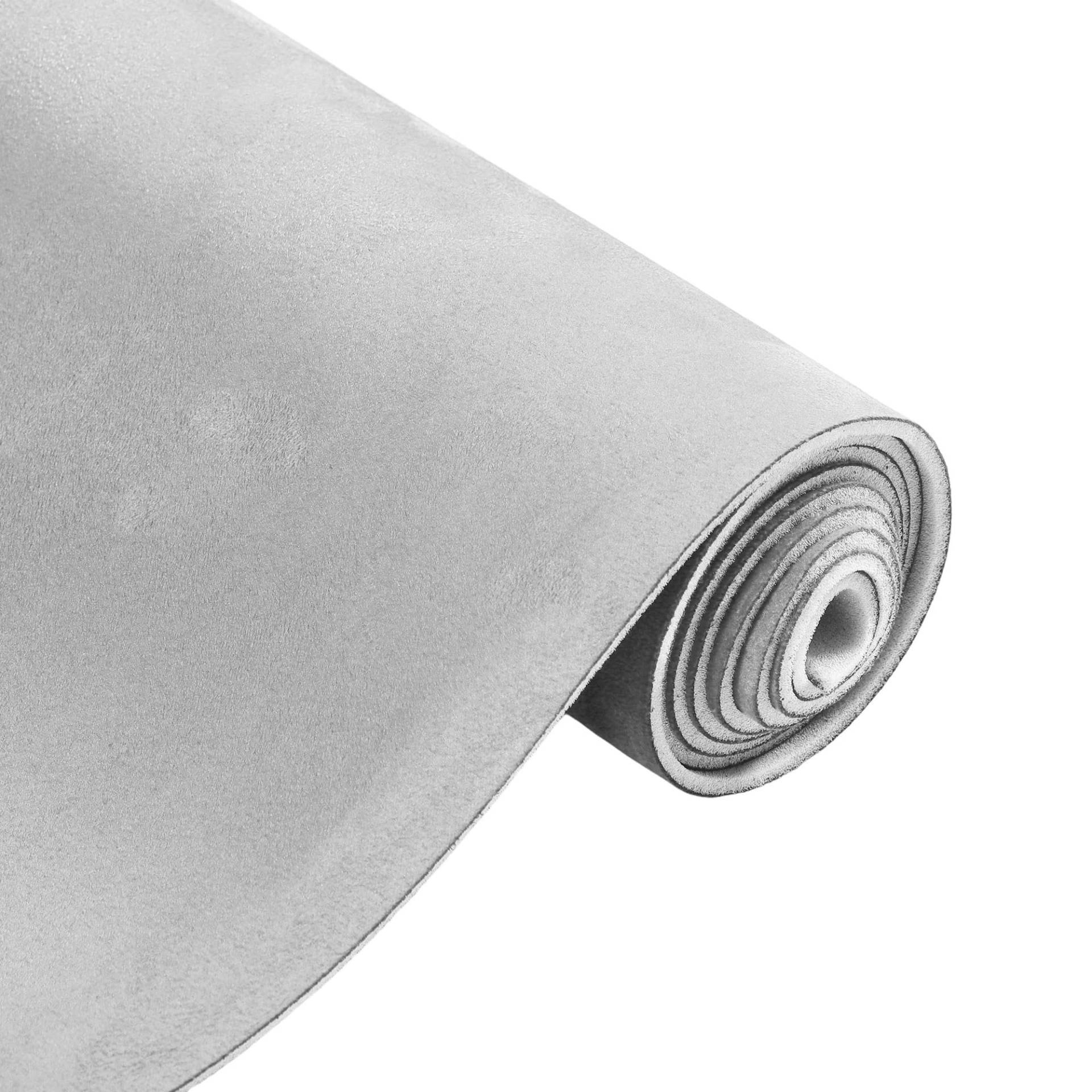 Dachhimmel Stoff,Dachhimmel Wildlederstoff 56x145cm 61x145cm 115x145cm 193x152cm Schaumstoffrückseite for Auto-Innendachreparatur Hellgrau(51cmx145cm Gray) von GBZIJIE