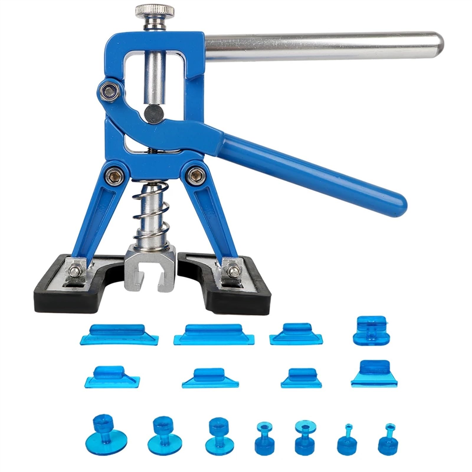 Dellen Reparaturset Auto,Beulenzieher Auto Auto Dent Puller Lifter Blech Teile Auto Körper Saug Reparatur Werkzeuge Paintless Entfernung Kits Garage Set Automotive Zubehör(Blue) von GBZIJIE