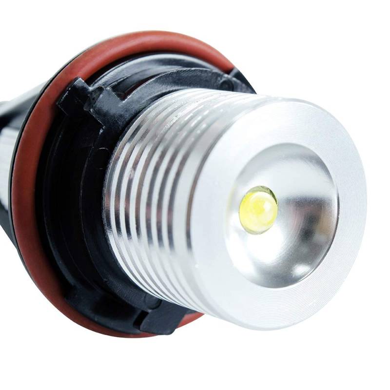 GBZIJIE Angel Eyes,Angel Eye Halo 1 Satz 2 * 5W 10W LED-Marker Angel Eyes weiß/blau/rot/gelb for E39 E53 E60 E61 E63 E64(Red) von GBZIJIE