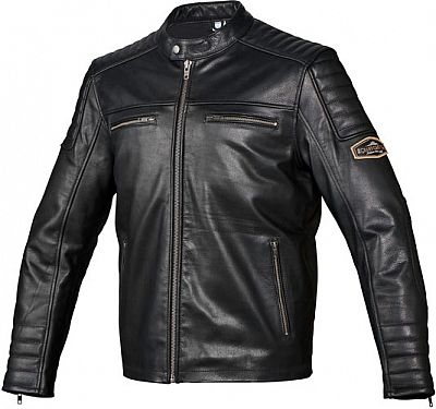 GC Bikewear Logan, Lederjacke - Braun - 48 von GC Bikewear