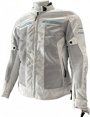 GC Bikewear Luna, Textiljacke Damen - Beige/Silber/Blau - 3XL von GC Bikewear