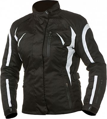 GC Bikewear Lynn, Textiljacke wasserdicht Damen - Schwarz/Weiß - 3XL von GC Bikewear