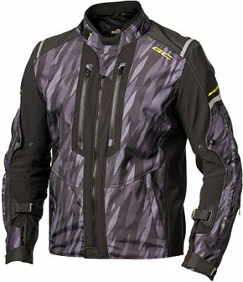 GC Bikewear Norwalk, Textiljacke wasserdicht - Schwarz/Grau - 6XL von GC Bikewear