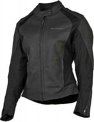 GC Bikewear Sienna, Leder-/Textiljacke Damen - Schwarz - 40 von GC Bikewear