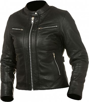 GC Bikewear Virginia, Lederjacke Damen - Schwarz - 44 von GC Bikewear