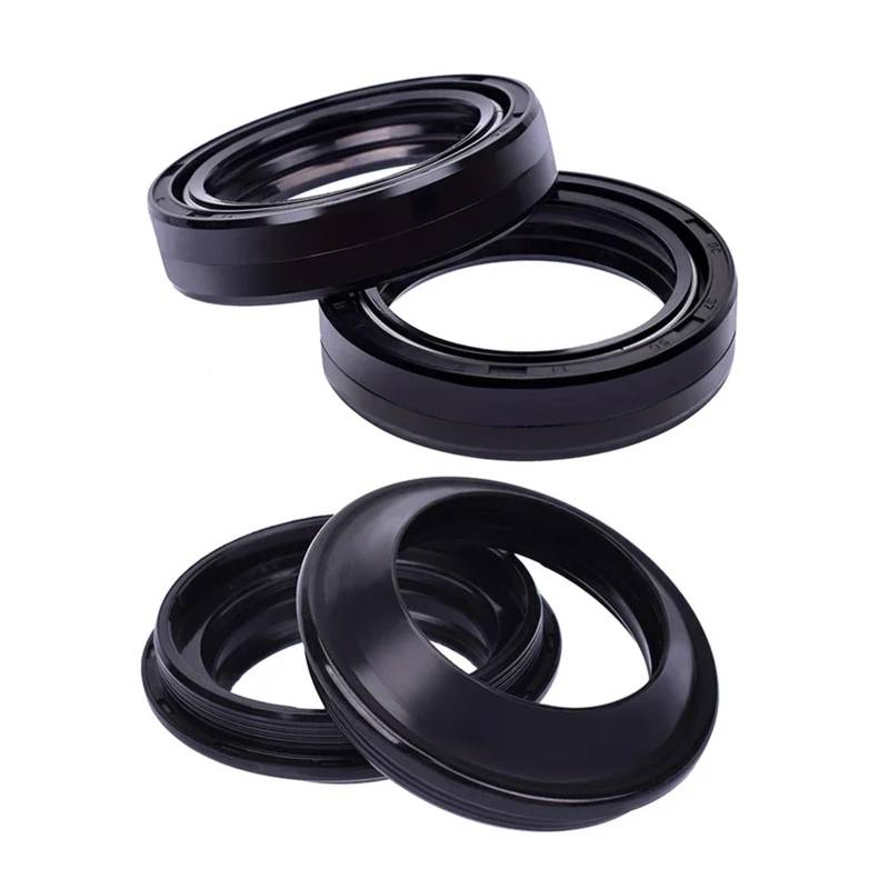 37x50x11 37 50 Motorrad-Vorderradgabel-Öldichtung und Staubdichtungsabdeckung for GS700ES VS700 Intruder GS750L GS750E XN85 GSX1000(2xOil seal 2xcover) von GCAQKPSA