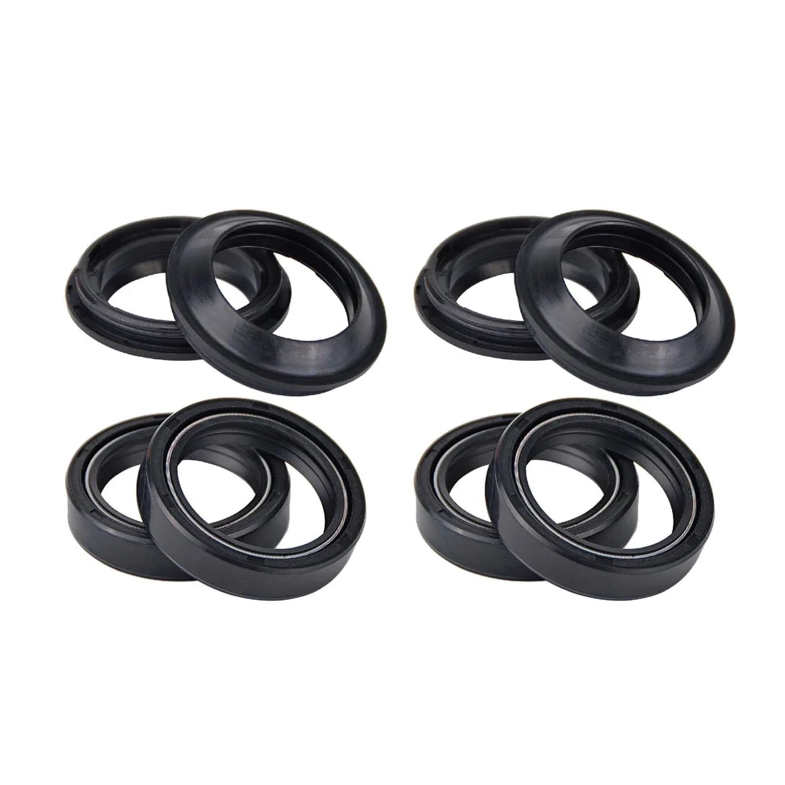 38x50x11 38x50 Motorrad Gabel Suspension Dämpfer Öl Dichtung & Staub Abdeckung for KZ1000 LTD CSR KZ1100 GPz1100 1981-1982(4pcs seal 4pcs cover) von GCAQKPSA