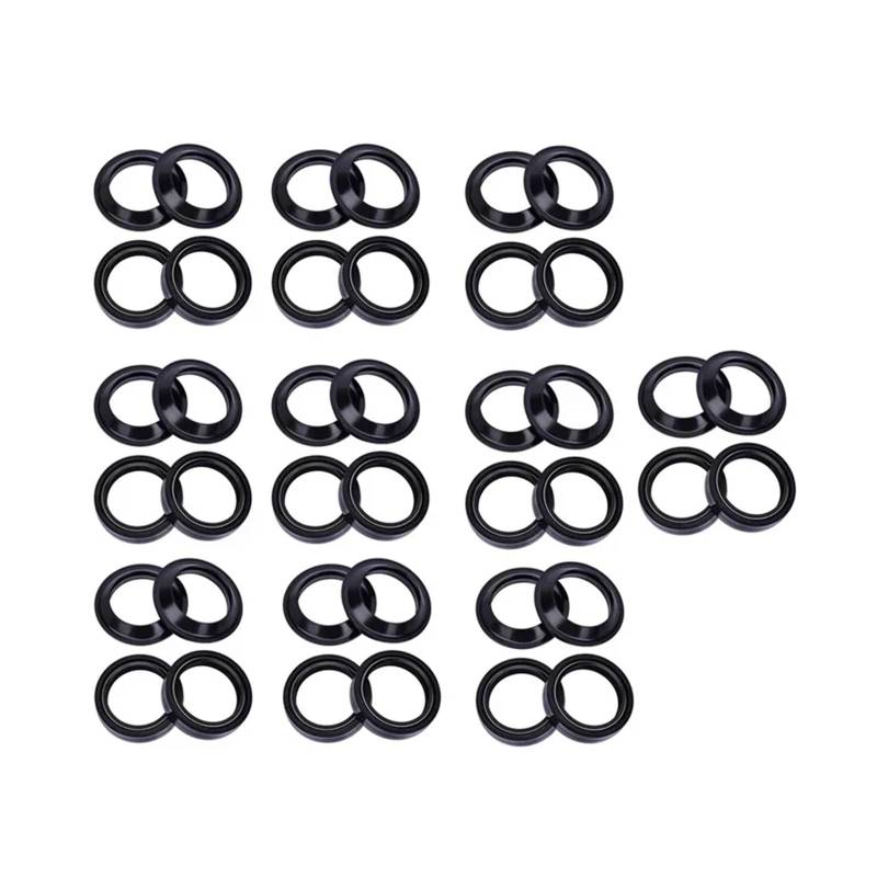 38x50x11 38x50 Motorrad Vorderradgabel Aufhängungsdämpfer Öldichtung & Staubschutz for KX80 R 92-96 KX 80 R2-R3-R4 1992-1994(16pc seal 16pc cover) von GCAQKPSA