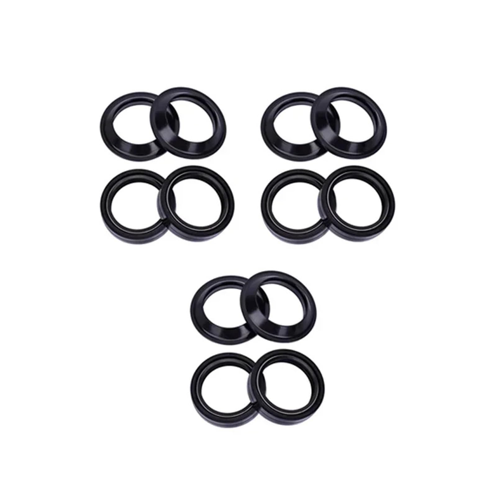 38x50x11 38x50 Motorrad Vorderradgabel Aufhängungsdämpfer Öldichtung & Staubschutz for MHR900 1976 S2 900 1976 SS SS900 1976(6pcs seal 6pcs cover) von GCAQKPSA