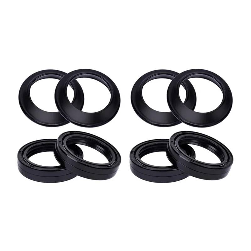 39x52x11 39x52 Vorderradgabel-Dämpfer-Öldichtung und Staubschutz for XL1200 L Sportster Low XL1200 XL1200L Sportster(4pcs seal 4pc cover) von GCAQKPSA