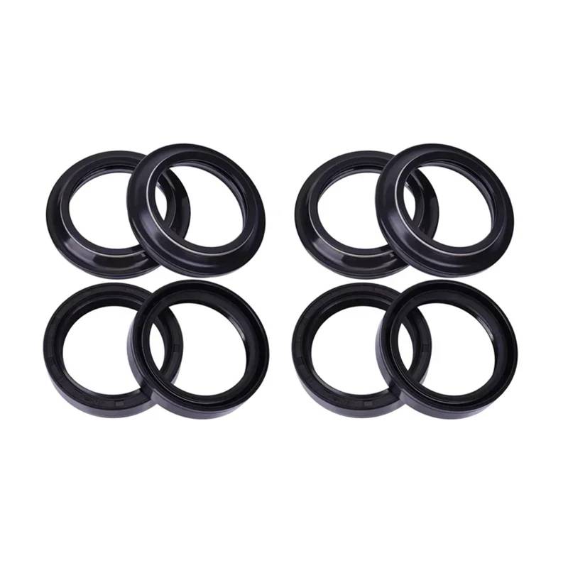 40x52x10 40x52 Motorrad Gabel Suspension Dämpfer Öl Dichtung 40 52 Staub Abdeckung for 125 TWENTY 2015-2016 125TY 2015-2016(4pcs seal 4pc cover) von GCAQKPSA