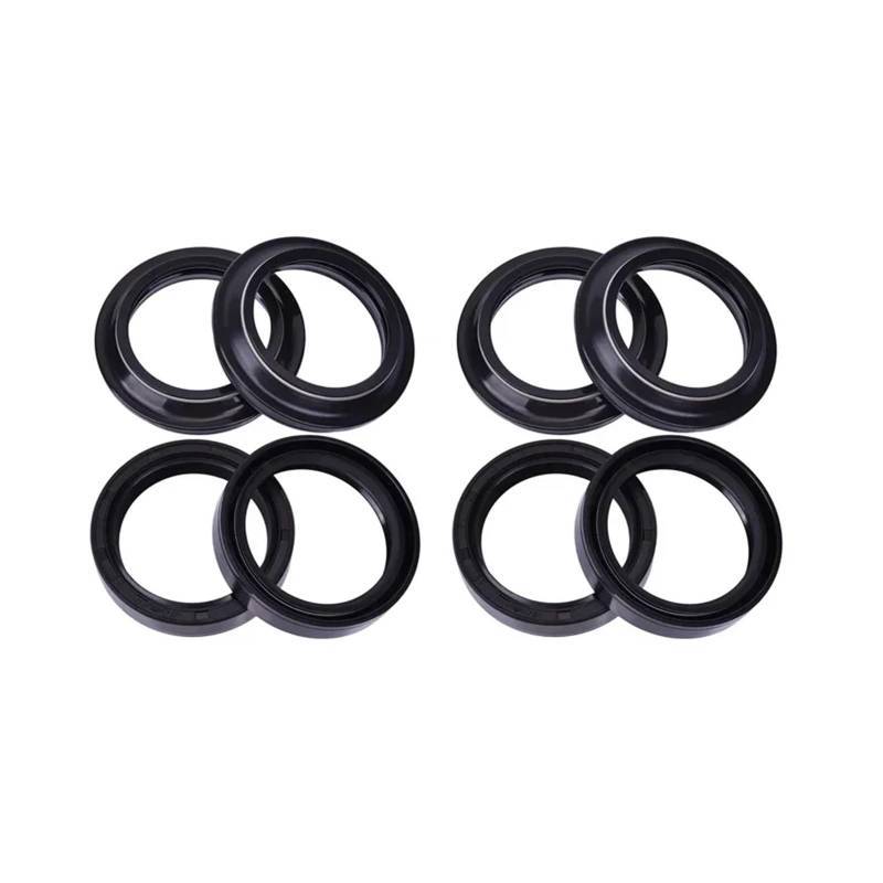 40x52x10 40x52 Motorrad Gabel Suspension Dämpfer Öl Dichtung 40 52 Staub Abdeckung for MITO125 VERSIONEN 99-2011 125N1 97-99(4pcs seal 4pc cover) von GCAQKPSA