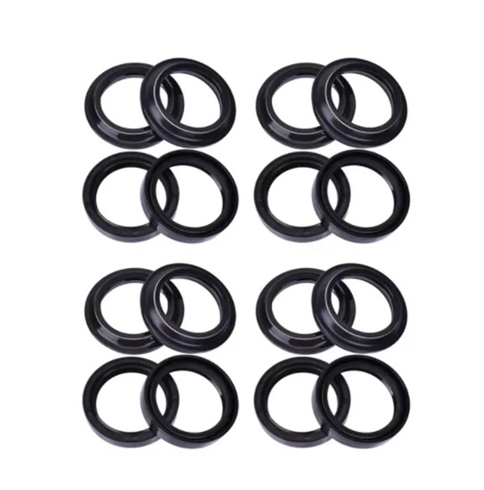 40x52x10 40x52 Motorrad Gabel Suspension Dämpfer Öl Dichtung 40 52 Staub Abdeckung for MITO125 VERSIONEN 99-2011 125N1 97-99(8pcs seal 8pc cover) von GCAQKPSA