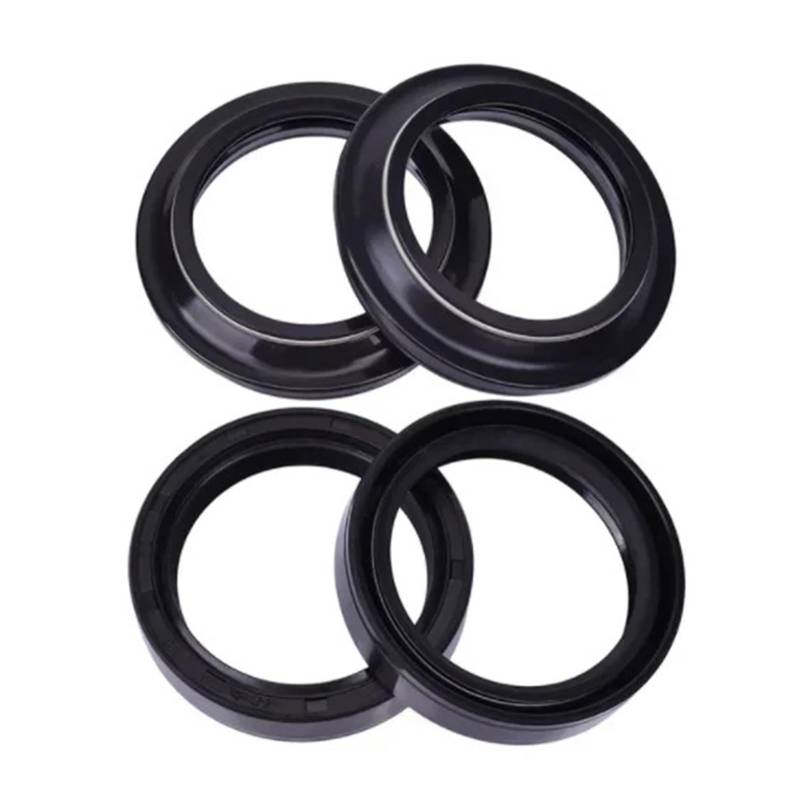 40x52x10 40x52 Motorrad Gabel Suspension Dämpfer Öl Dichtung 40 52 Staub Abdeckung for RS125 SPORT 93-96 RS4 125 2011-2013(2pcs seal 2pc cover) von GCAQKPSA