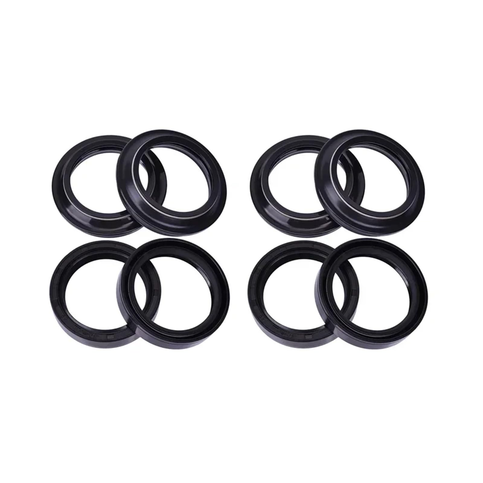 40x52x10 40x52 Motorrad Gabel Suspension Dämpfer Öl Dichtung 40 52 Staub Abdeckung for RS50 06-10 RX50 2011 SX50 2011-2013(4pcs seal 4pc cover) von GCAQKPSA