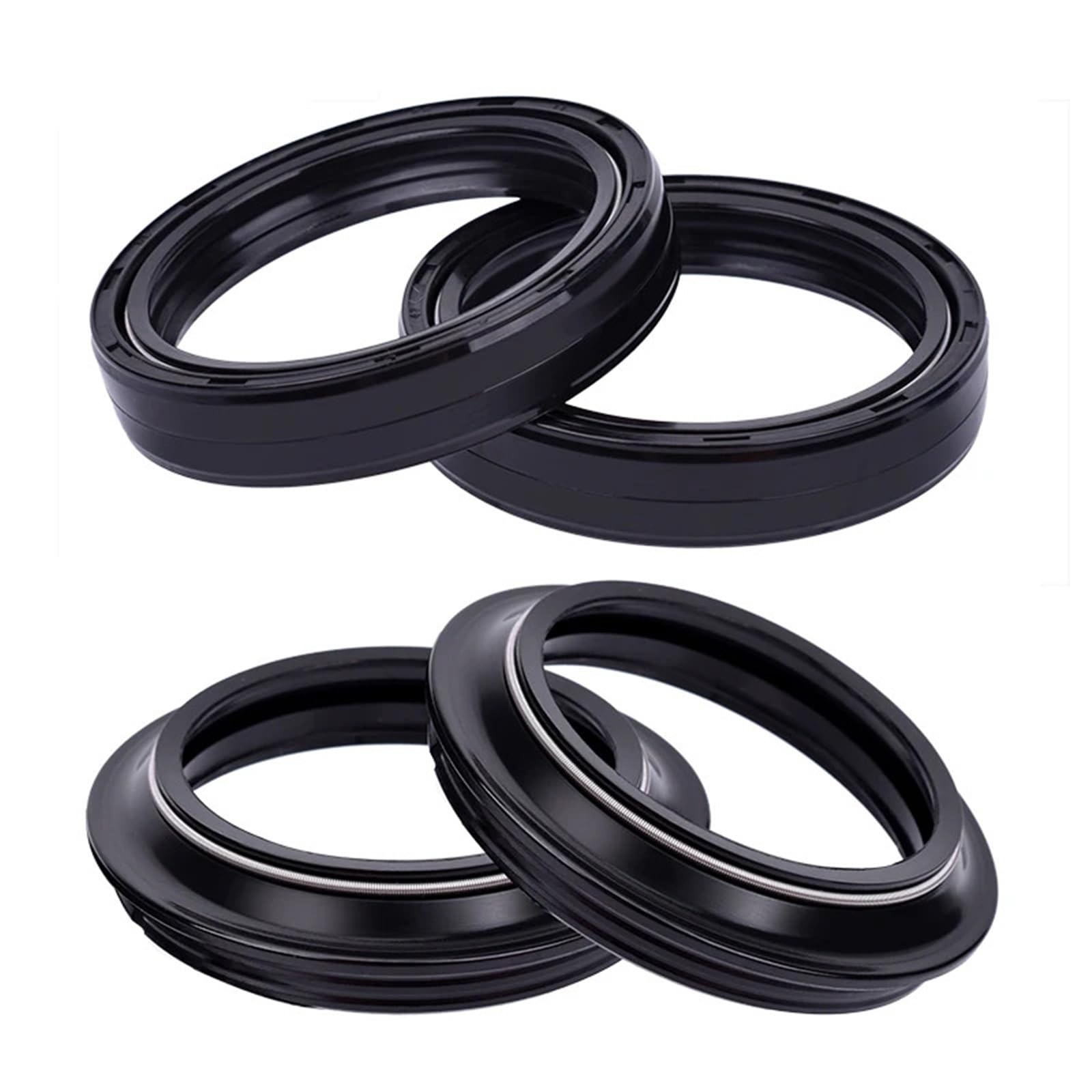 47 * 58 * 11 Motorrad Gabel Dämpfer Öl Dichtung Staub Abdeckung 47 58 11 for RM-Z450 2005-2012 RMZ450 RMX450 RM-X450 RMX450Z Enduro 47 58(2pcs seal 2pc cover) von GCAQKPSA