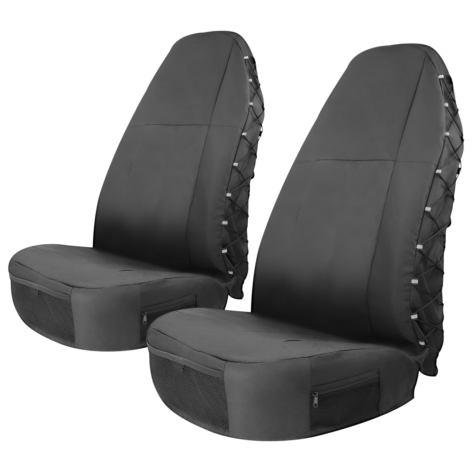 GCIUEMMH Auto Vordersitzbezüge - 2PCS Sitzbezüge Auto-Sitzbezug Portland Universal-Sitzbezug Vordersitzbezüge Auto-Schonbezug 600D Oxford-Stoff PKW-Sitzbezug Vordersitze für die meisten PKW SUV von GCIUEMMH