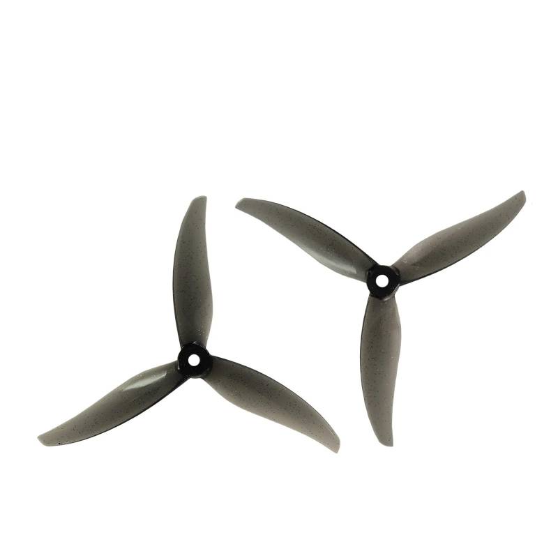 10 Paare (10 Vorwärts + 10 Rückwärts) 5127.5 3 Propeller kompatibel mit FPV Freestyle 5 Zoll Drone DIY(10Pairs Dark Gray) von GCNMPJ