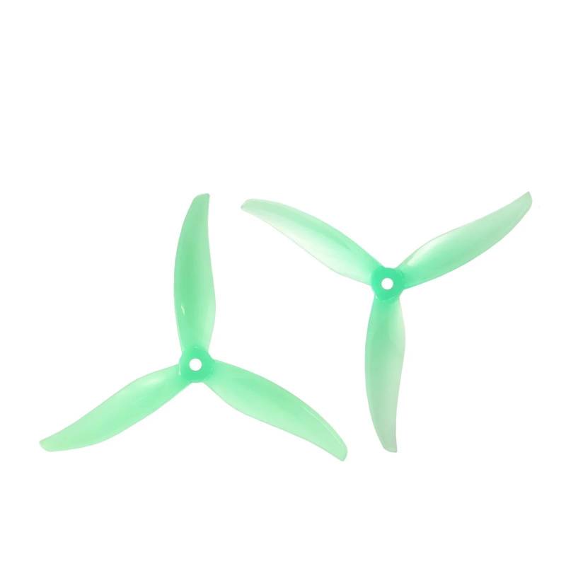 10 Paare (10 Vorwärts + 10 Rückwärts) 5127.5 3 Propeller kompatibel mit FPV Freestyle 5 Zoll Drone DIY(10Pairs Mint Green) von GCNMPJ