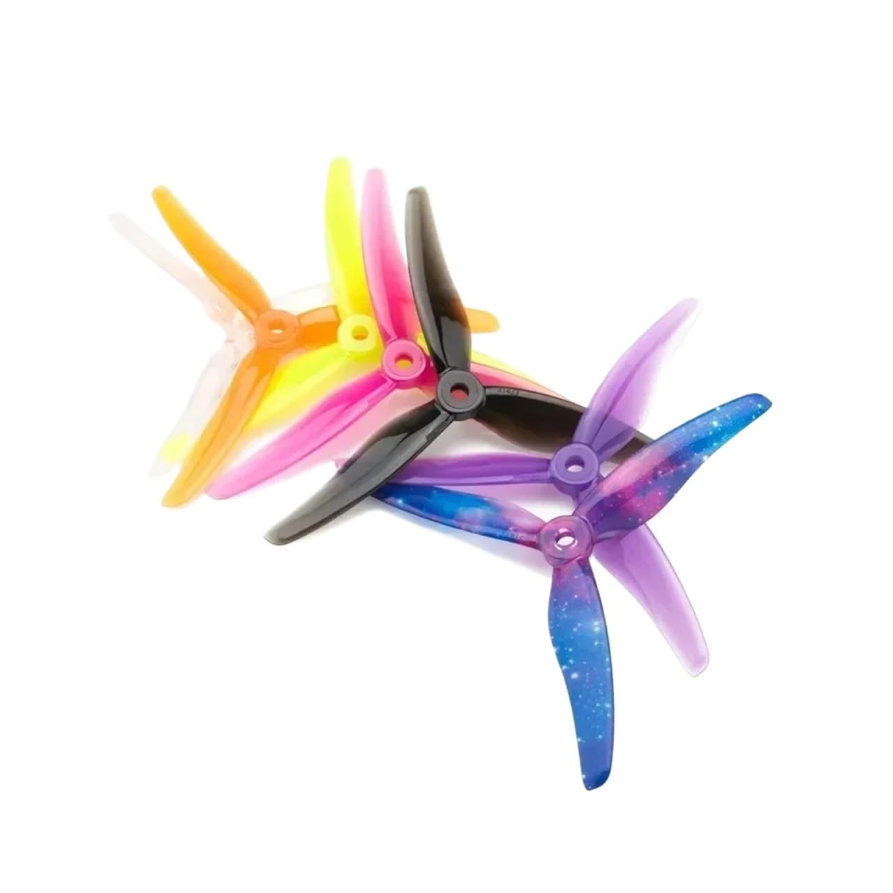 10 Paare (10CW + 10CCW), kompatibel mit 51433 5,1 x 3,5 x 3 3-Blatt-PC-Propellern, kompatibel mit RC FPV Freestyle 5 Zoll 4S 6S Drone 2206 2207 2306(10Pairs Random Color) von GCNMPJ