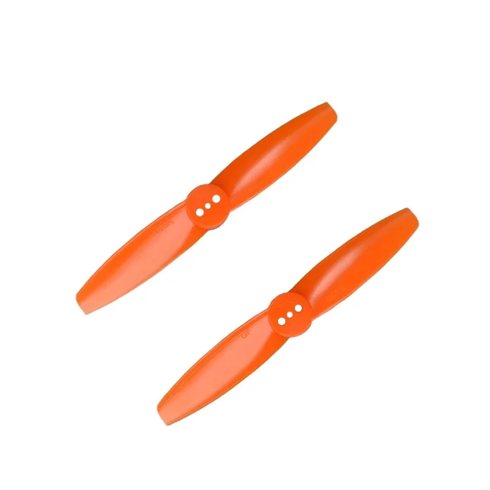 10 Paare (10CW + 10CCW) 3025BN 3X2,5 2 Propeller 3 Löcher 1,5 mm Kompatibel RC FPV Freestyle 3 Zoll Drohne DIY(10Pairs Orange) von GCNMPJ