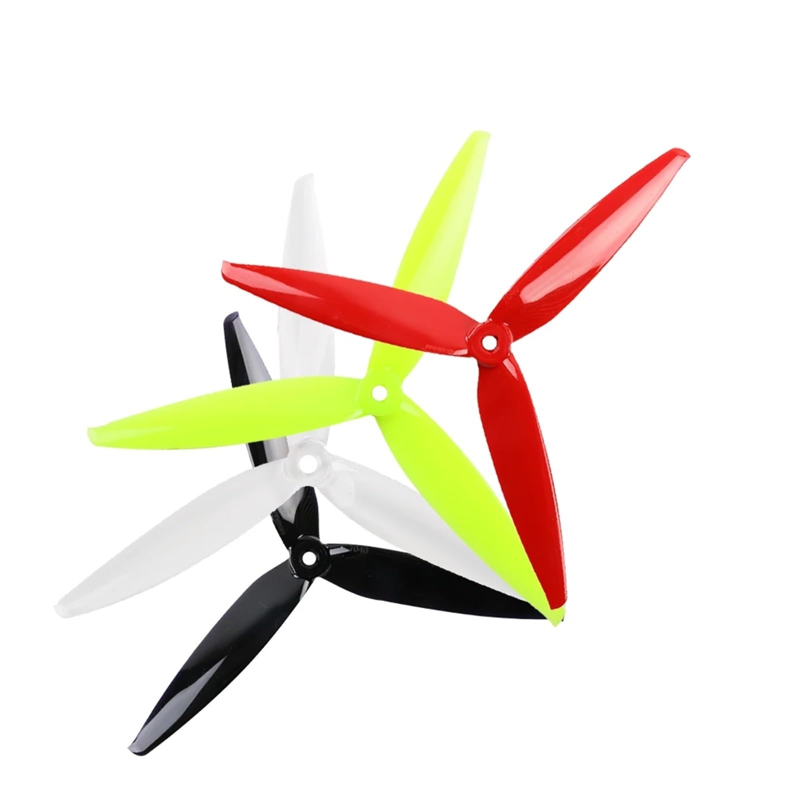 10 Paare (10CW + 10CCW) 7040 7X4X3 3 PC-Propeller, kompatibel mit RC FPV Freestyle 7 Zoll Long Range LR7 Drone DIY(10Pairs Red) von GCNMPJ