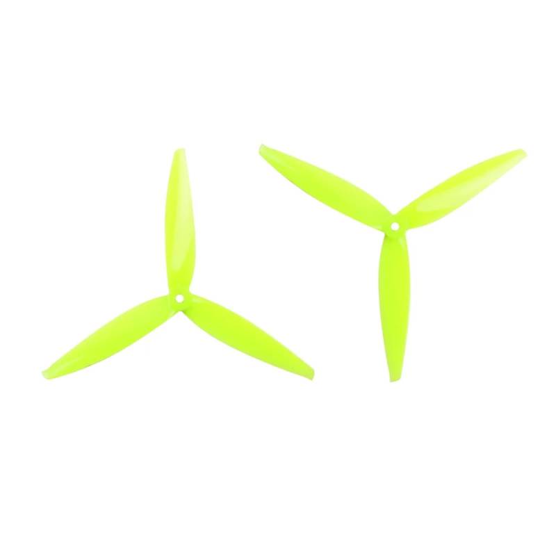 10 Paare (10CW + 10CCW) 7040 7X4X3 3 PC-Propeller, kompatibel mit RC FPV Freestyle 7 Zoll Long Range LR7 Drone DIY(10Pairs Yellow) von GCNMPJ