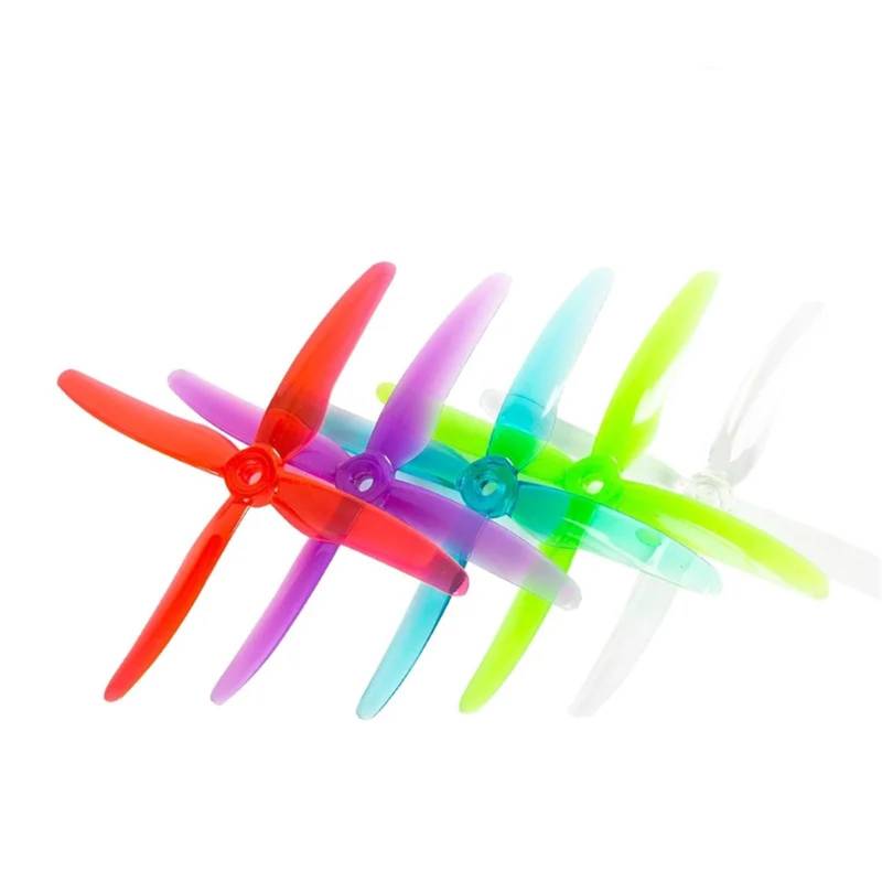 12 Paare kompatibel mit 51455 4 Propeller x 24 Stück FPV-Propeller 5-mm-Befestigungslöcher kompatibel mit RC-DIY-Renndrohnen(12Pairs Green) von GCNMPJ