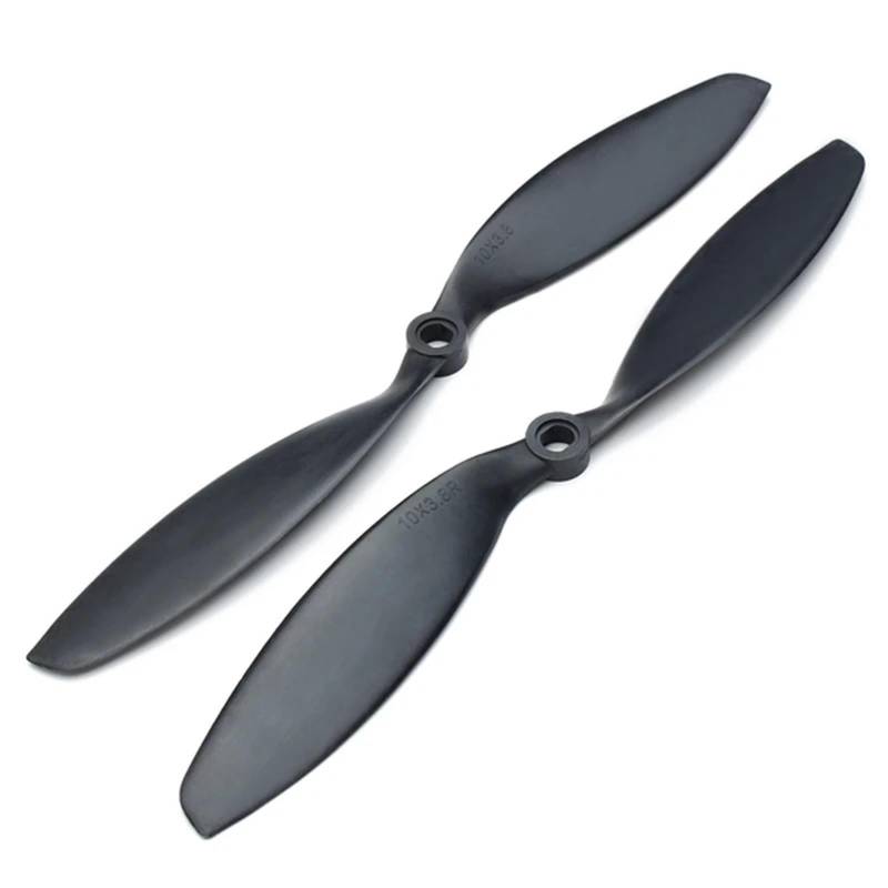 2 Paar (2 im Uhrzeigersinn + 2 gegen den Uhrzeigersinn) 1038 Carbon-Nylon-Propeller, kompatibel mit Quadcopter RC Multirotor Aircraft DIY von GCNMPJ