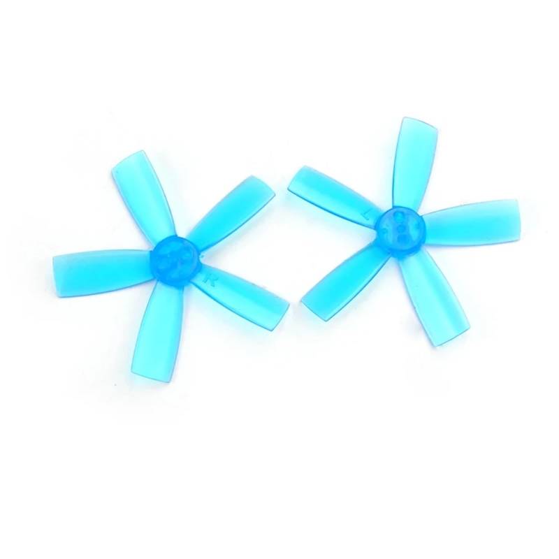 2 Paar 2035 Propeller 2,0 Zoll 50,8 mm PC-Propeller 5-Paddel CW CCW Propeller Kompatibel mit FPV Racing Drone Quadcopter F21192/97(Blue) von GCNMPJ