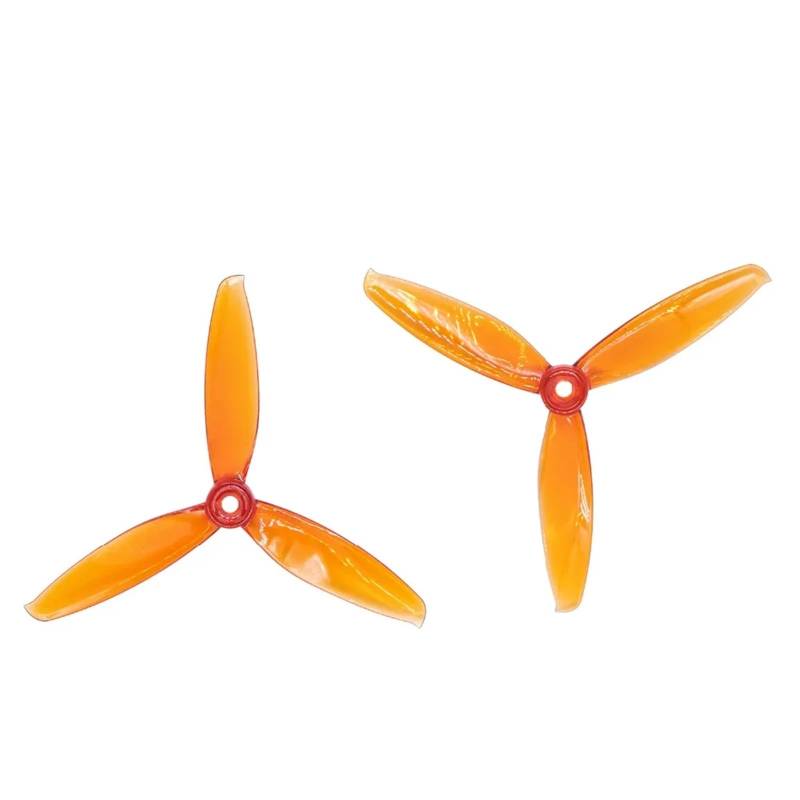 24 Stück/12 Paar kompatibel mit 5043 Propellern T5043C 5 x 4,3 Zoll PC 3 CW CCW FPV kompatibel Racing Drone Freestyle(Orange with 1 piece box) von GCNMPJ